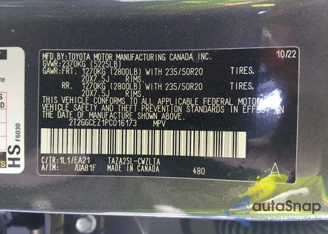 2023 Lexus Nx 350 Premium from USA, damaged, VIN 2T2GGCEZ1PC016173